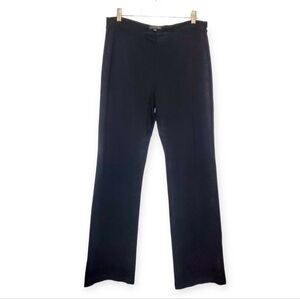 Eileen Fisher Black Straight Leg Pull-on Pants